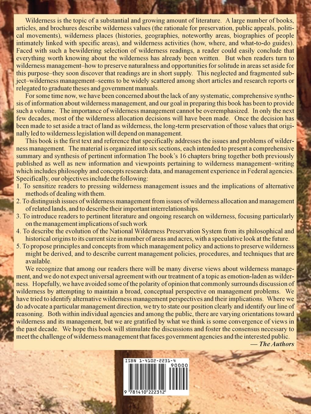 Wilderness Management
