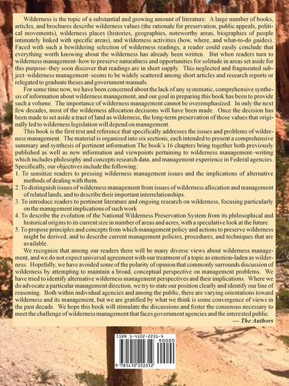 Wilderness Management