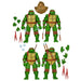 Tortues Ninja (Mirage Comics) figurines Pack de 4 Leonardo, Raphael, Michelangelo, & Donatello 18 cm