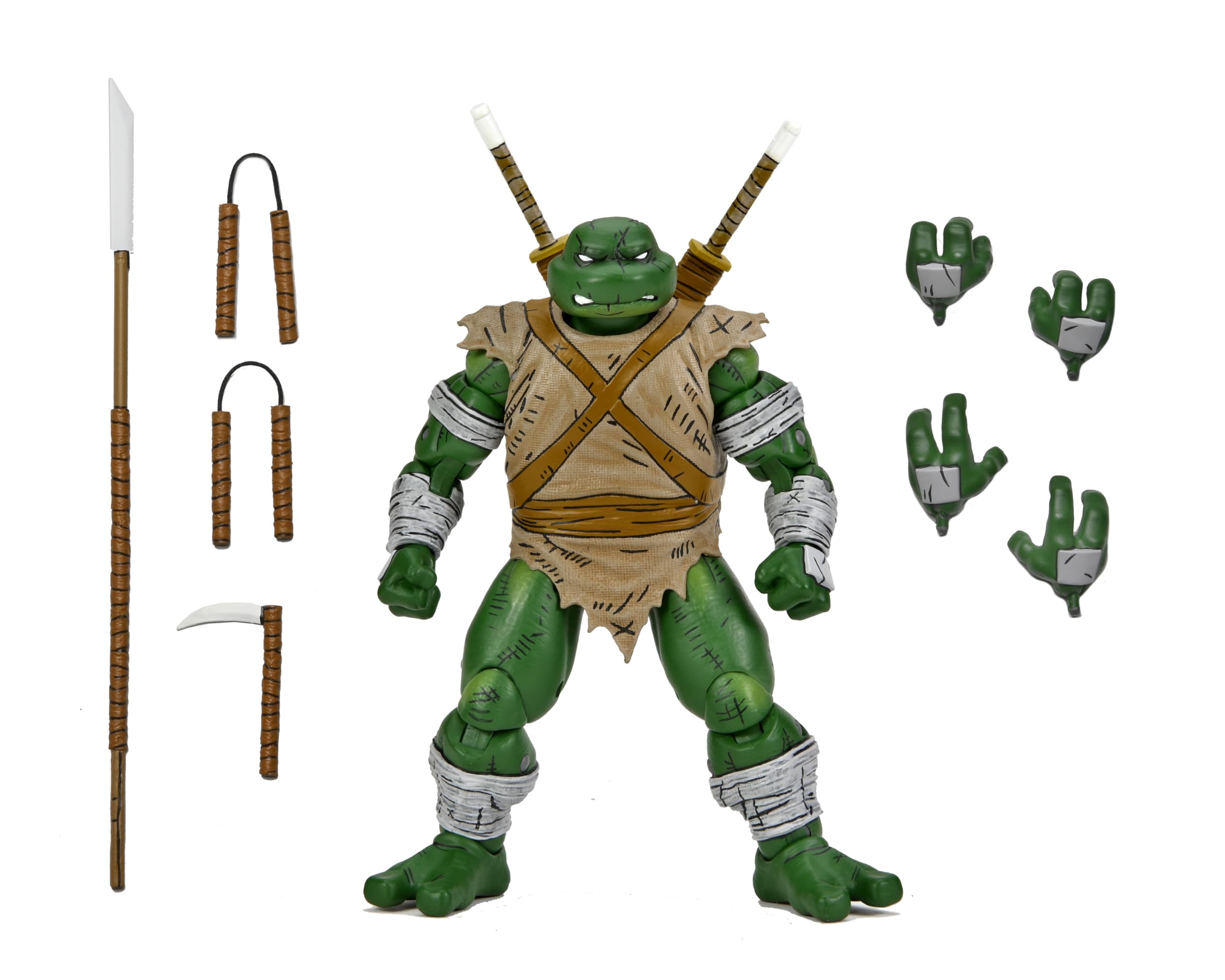 NECA Collectible Teenage Mutant Ninja Turtles (Mirage Comics) - 7" Scale Action Figure - Michelangelo (The Wanderer