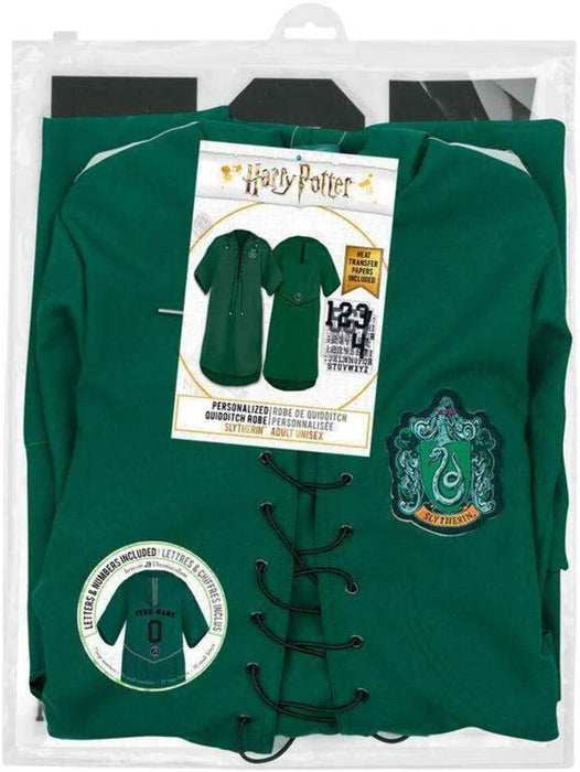 Cinereplicas Harry Potter - Quidditch Robe Umhang Slytherin L - Zum Personalisieren - Offizielle Lizenz