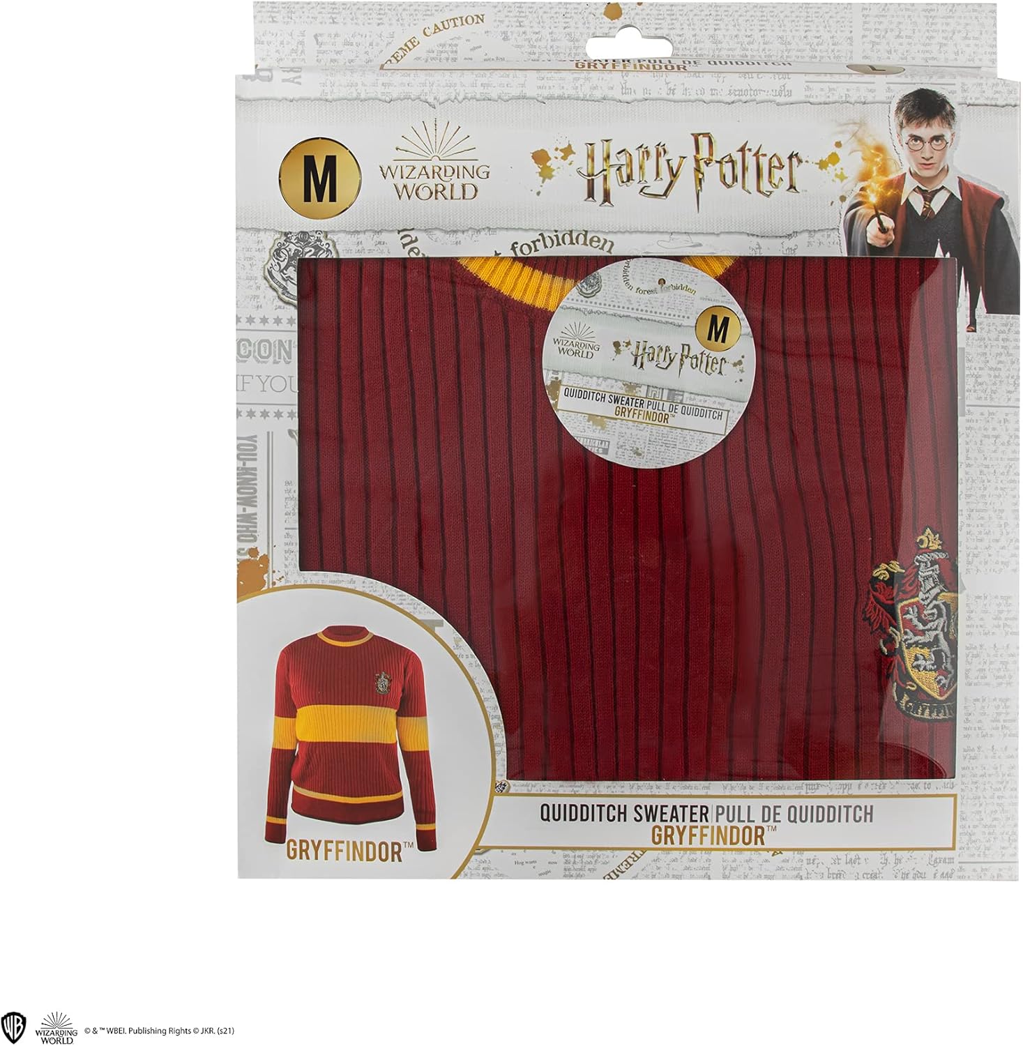 CINEREPLICAS - Harry Potter Zweinstein Trui - V-hals - Unisex