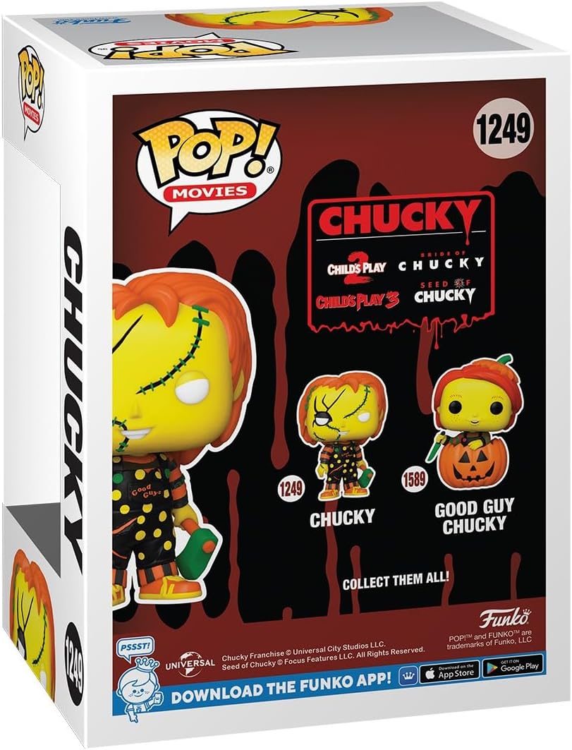 Funko Pop! Movies: Chucky VH - Chucky - Collectable Vinyl Figure - Gift Idea - Official Merchandise - Toys for Kids & Adults - Movies Fans - Model Figure for Collectors and Display