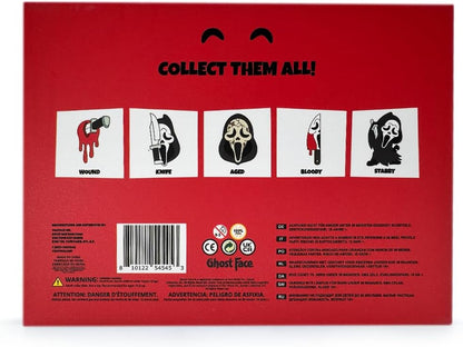 Scream Présentoir Pin's Set Ghost Face 9 cm (5), taille unique, Polychlorure de vinyle, Agate
