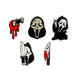 Scream Présentoir Pin's Set Ghost Face 9 cm (5), taille unique, Polychlorure de vinyle, Agate