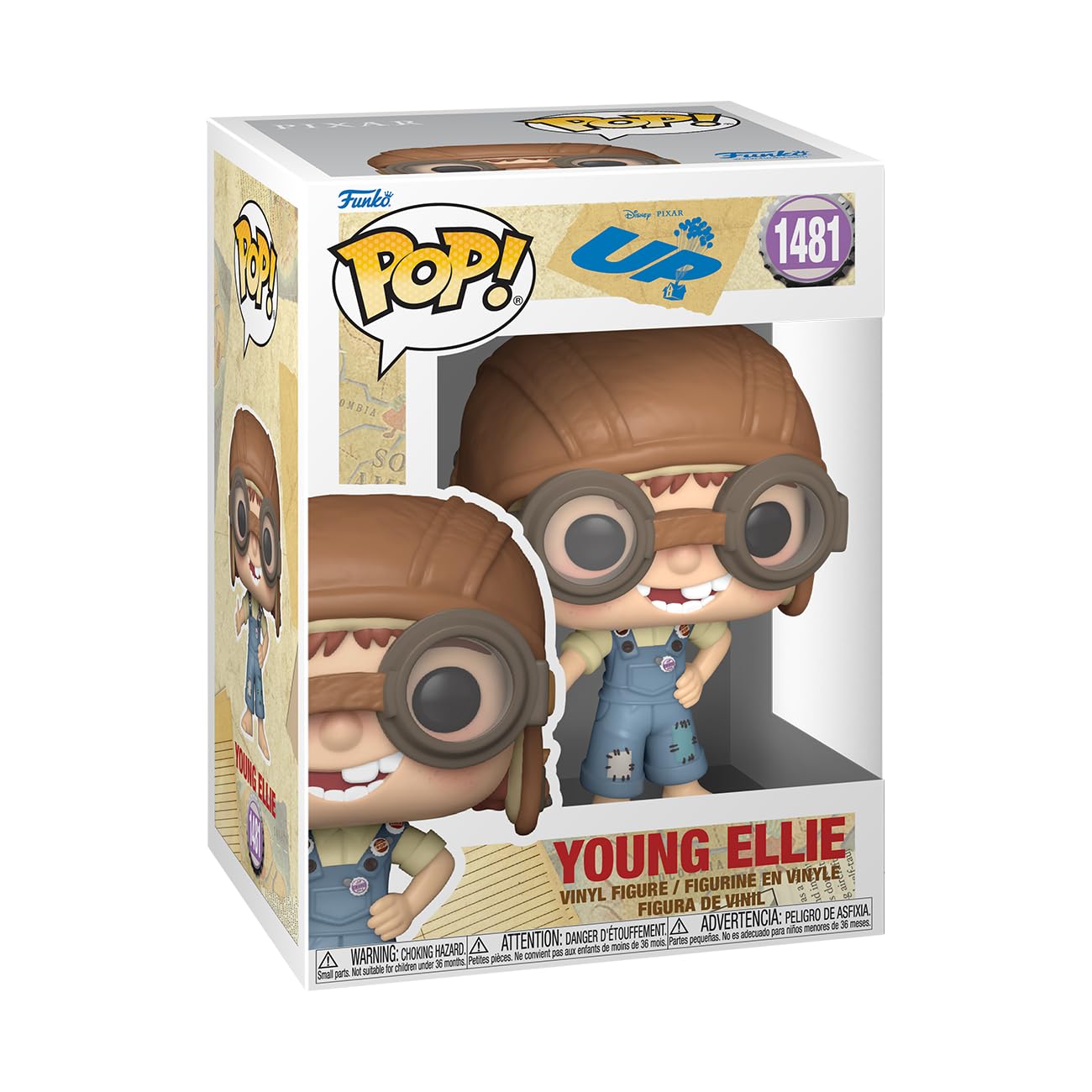 Funko Pop! Disney: UP – Young Ellie - up - Collectable Vinyl Figure - Gift Idea - Official Merchandise - Toys for Kids & Adults - Movies Fans - Model Figure for Collectors and Display