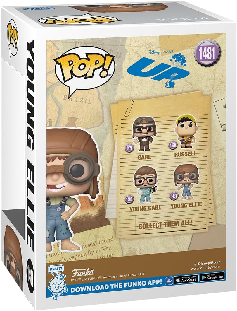 Funko Pop! Disney: UP – Young Ellie - up - Collectable Vinyl Figure - Gift Idea - Official Merchandise - Toys for Kids & Adults - Movies Fans - Model Figure for Collectors and Display