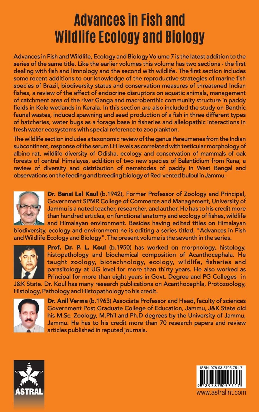 Advances in Fish and Wildlife Ecology and Biology Vol. 7