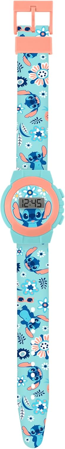 Disney Stitch Blue Printed Digital Watch
