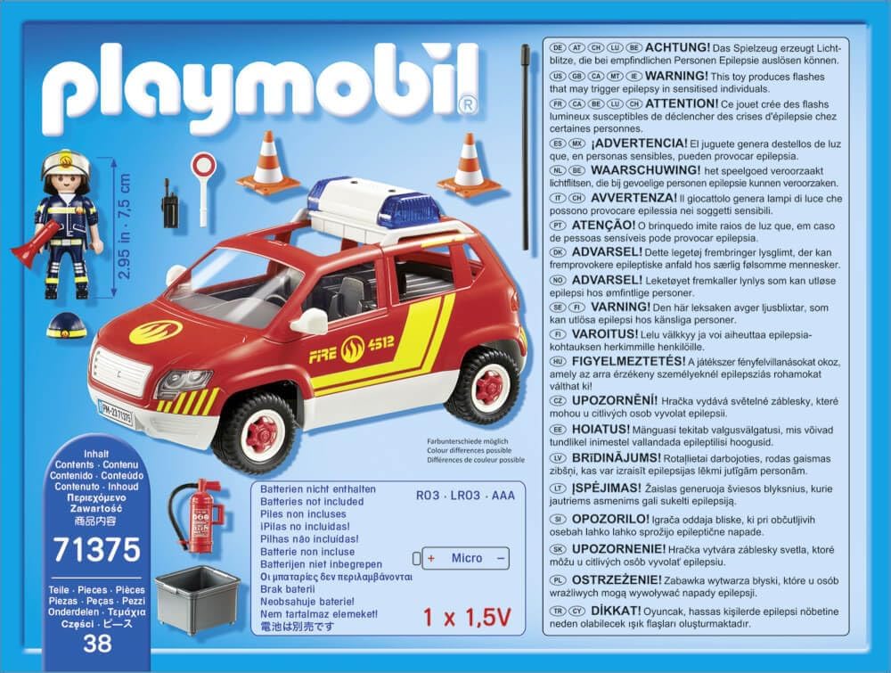 PLAYMOBIL Brandmeister Vehicle