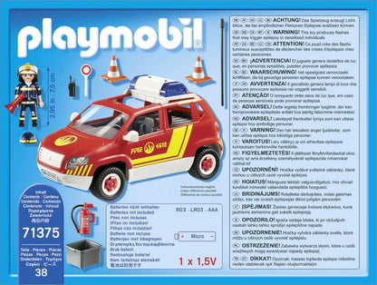 PLAYMOBIL Brandmeister Vehicle