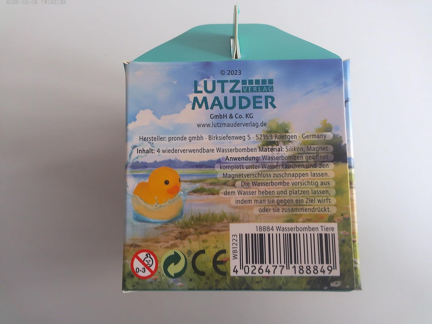 Herbruikbare waterballonnen - Dierenvormen - 4 stuks