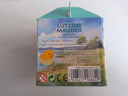 Herbruikbare waterballonnen - Dierenvormen - 4 stuks