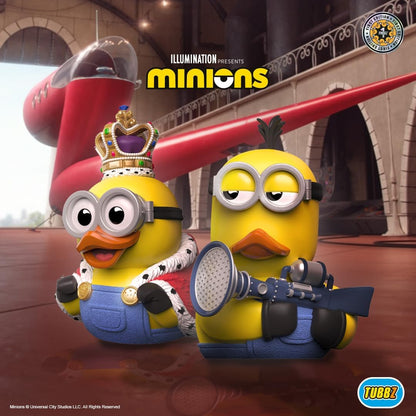 TUBBZ First Edition Minions Kevin (with Fart Blaster) Collectible Vinyl Rubber Duck Figure - Official Universal Despicable Me 4 Minions Merchandise - Kids TV, Movies & Video Games First Edition 1st Edition Kevin (Fart Blaster)