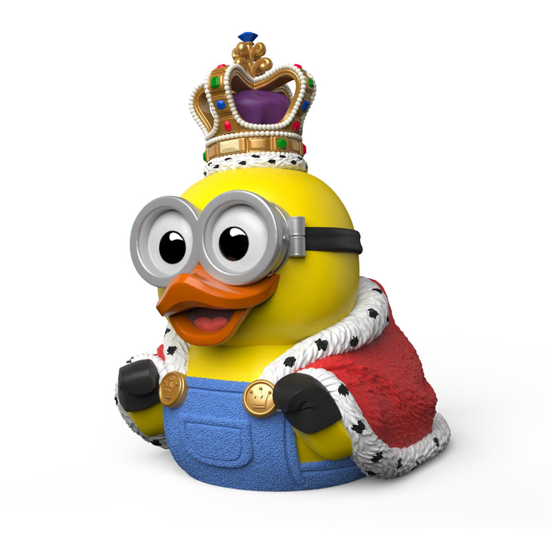 TUBBZ First Edition Minions King Bob Collectible Vinyl Rubber Duck Figuur - Officiële Universal Despicable Me 4 Minions Merchandise - Kids TV, films en videogames