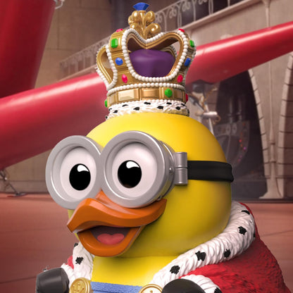 TUBBZ First Edition Minions King Bob Collectible Vinyl Rubber Duck Figuur - Officiële Universal Despicable Me 4 Minions Merchandise - Kids TV, films en videogames