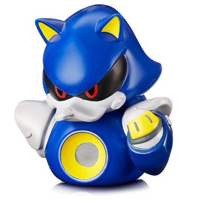 TUBBZ First Edition Metal Sonic Verzamelbare Vinyl Rubber Duck Figuur - Officiële Sonic The Hedgehog Merchandise - Retro videospellen, films en tv