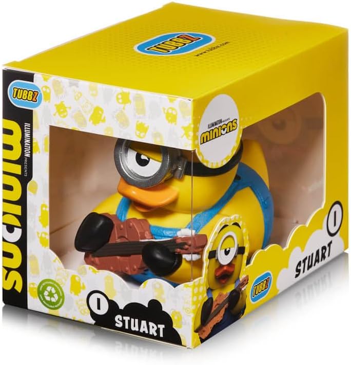 TUBBZ Caja Edición: Minions - Stuart Figura Coleccionable de Pato de Goma Disfrazado