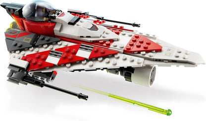 LEGO Star Wars Jedi Bob’s Starfighter Buildable Toy Vehicle for 8 Plus Year Old Boys & Girls, with 2 Character Minifigures and a Droid figure, Birthday Gift Idea for Kids and Fans 75388