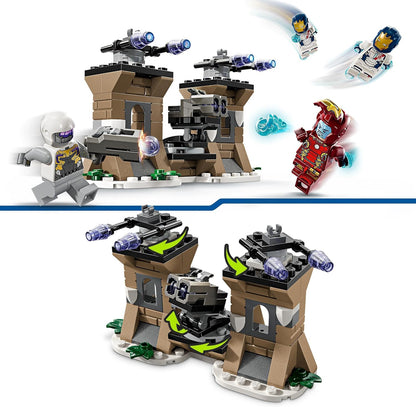 LEGO Marvel Iron Man & Iron Legion vs. Hydra Soldier Building Toy for 6 Plus Year Old Boys & Girls, Avengers Adventure Set for Creative Kids and Super Hero Fans, Birthday Gift Idea 76288