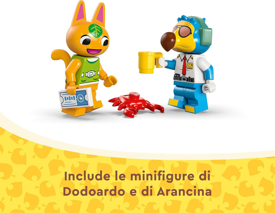 LEGO Animal Crossing Fly with Dodo Airlines Airport Playset, Plane Toy for 7 Plus Year Old Girls & Boys, with a Pilot Minifigure, Set Inspired by the Video Game Series, Birthday Gift for Kids 77051
