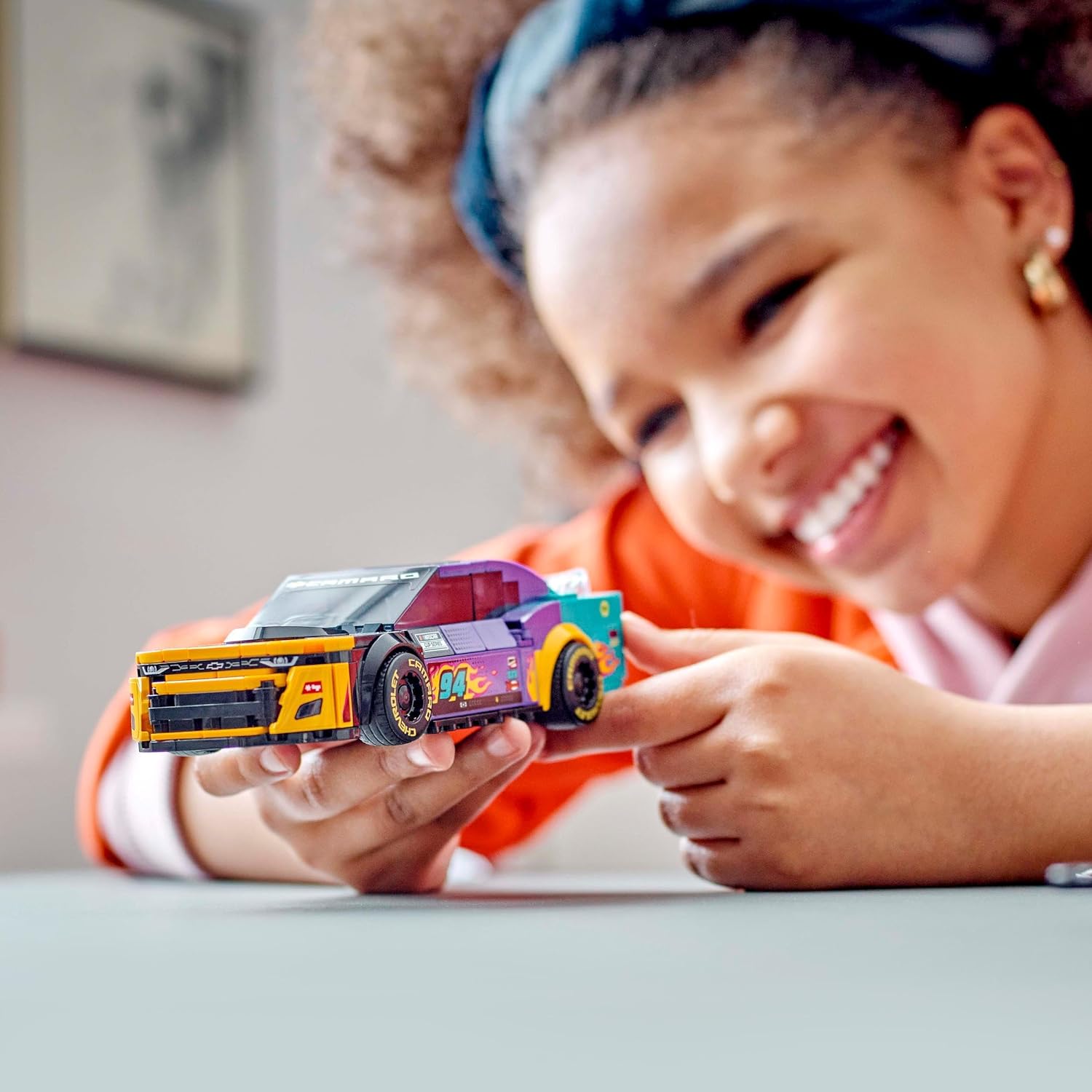 LEGO Speed Champions NASCAR Next Gen Chevrolet Camaro ZL1 Race Car Toy, Vehicle Playset for 9 Plus Year Old Boys & Girls, Kids' Bedroom Decoration, Birthday Gift Idea 76935