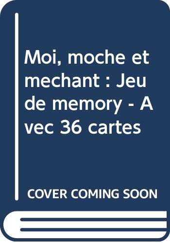 Moi, moche et méchant: Jeu de memory - Avec 36 cartes