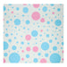 Gift wrap Blue/Pink Dots, 4mtr.