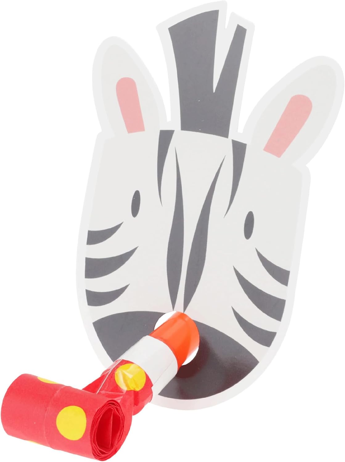 Dierenmaskers met feesttrotten voor kinderen, set van 8, grappige dierenmaskers, verkleedkleding, kostuumaccessoire voor themafeest, jungle, safari of dierentuin, kindermaskers dieren,