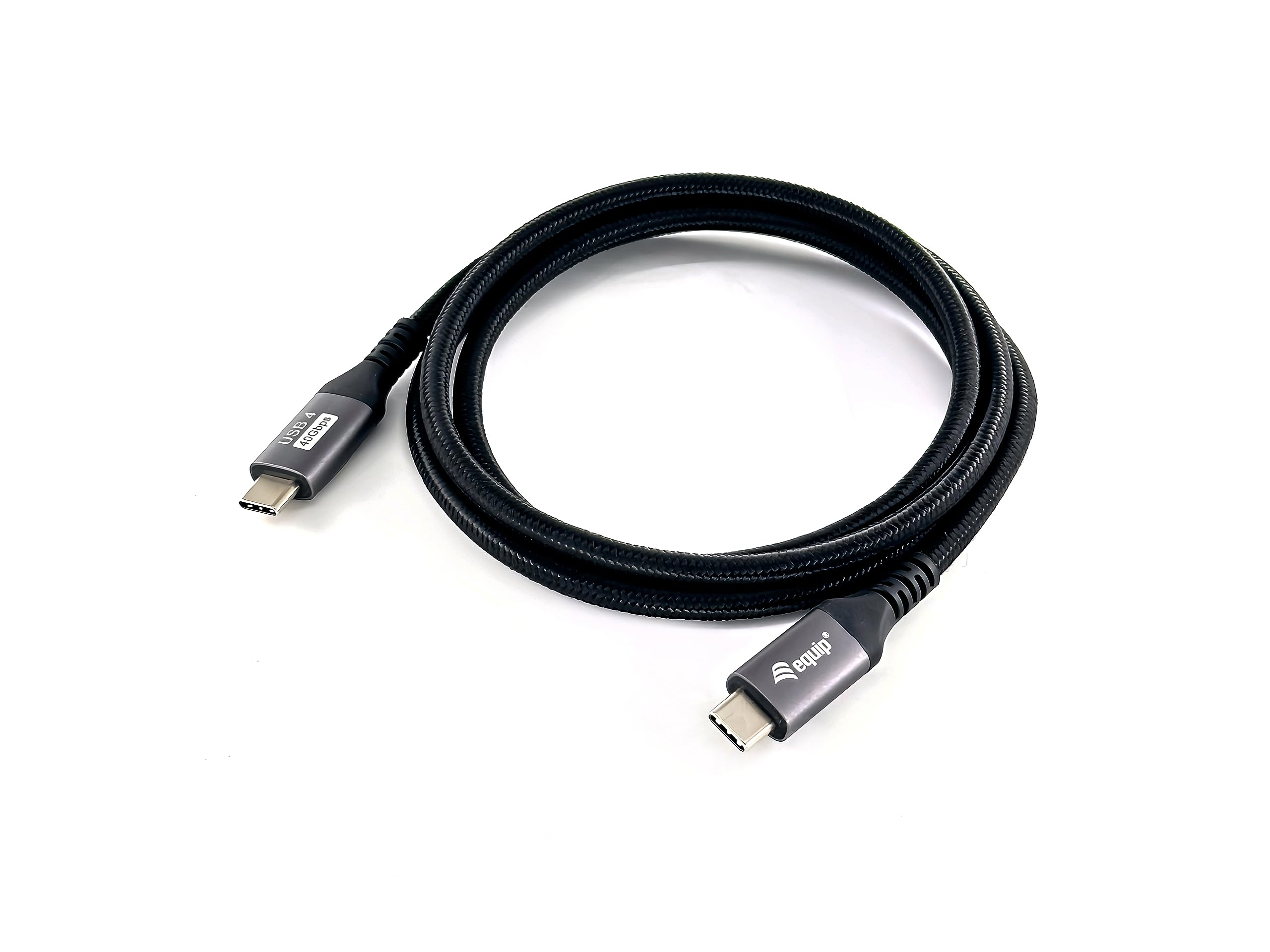 Equip USB 4 Gen 3 C to C Cable M/M 2 m PD3.1 240 W 8 K/60 Hz 40 Gbps Black 128383