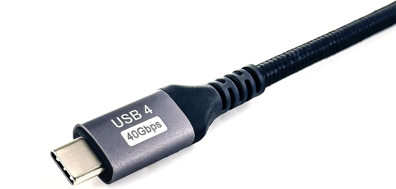 Equip USB 4 Gen 3 C to C Cable M/M 2 m PD3.1 240 W 8 K/60 Hz 40 Gbps Black 128383