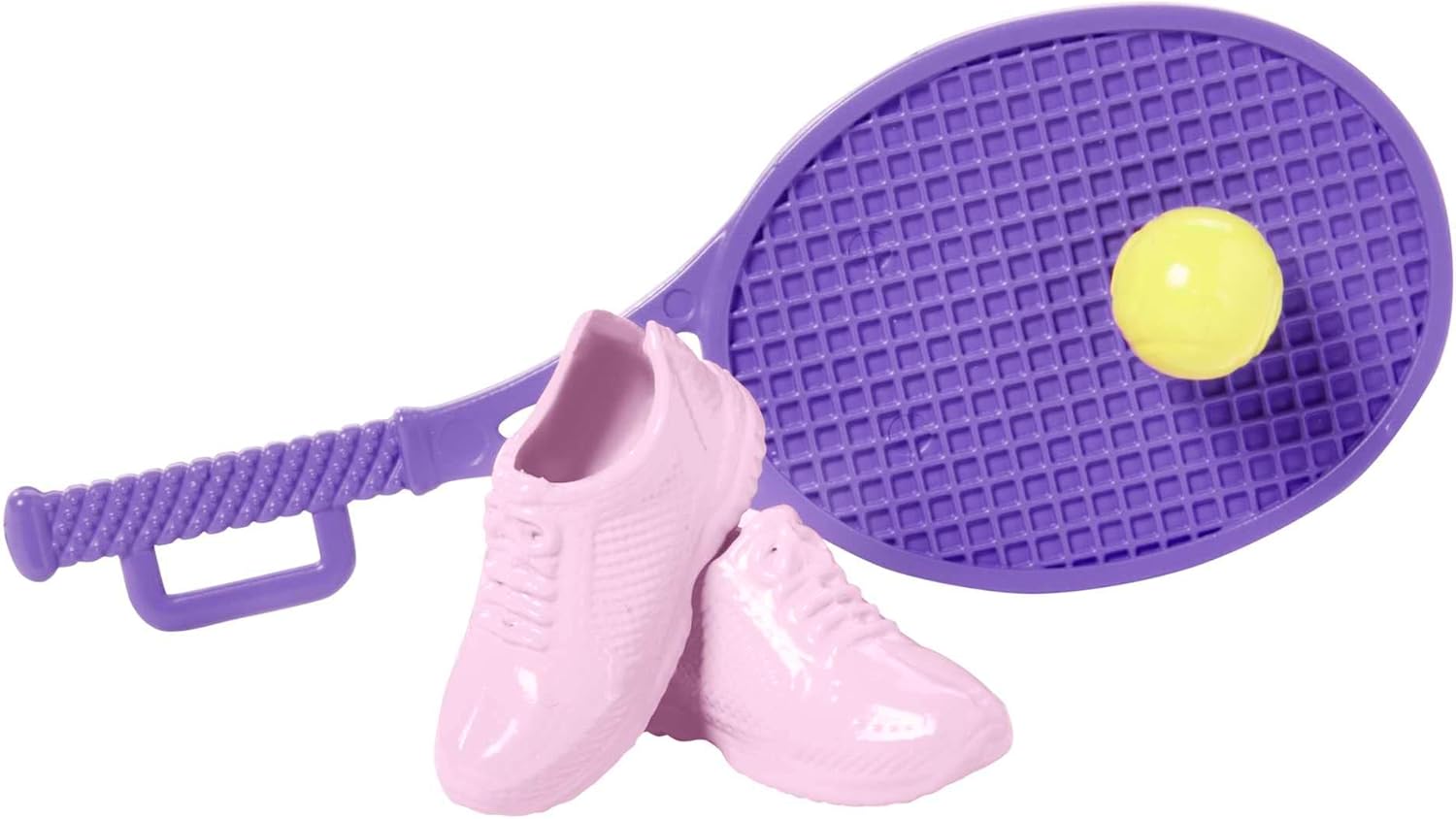 Barbie Self-Care Doll, Brunette Posable Workout Doll with Puppy & Accessories Including Roller Skates & Tennis Rackets