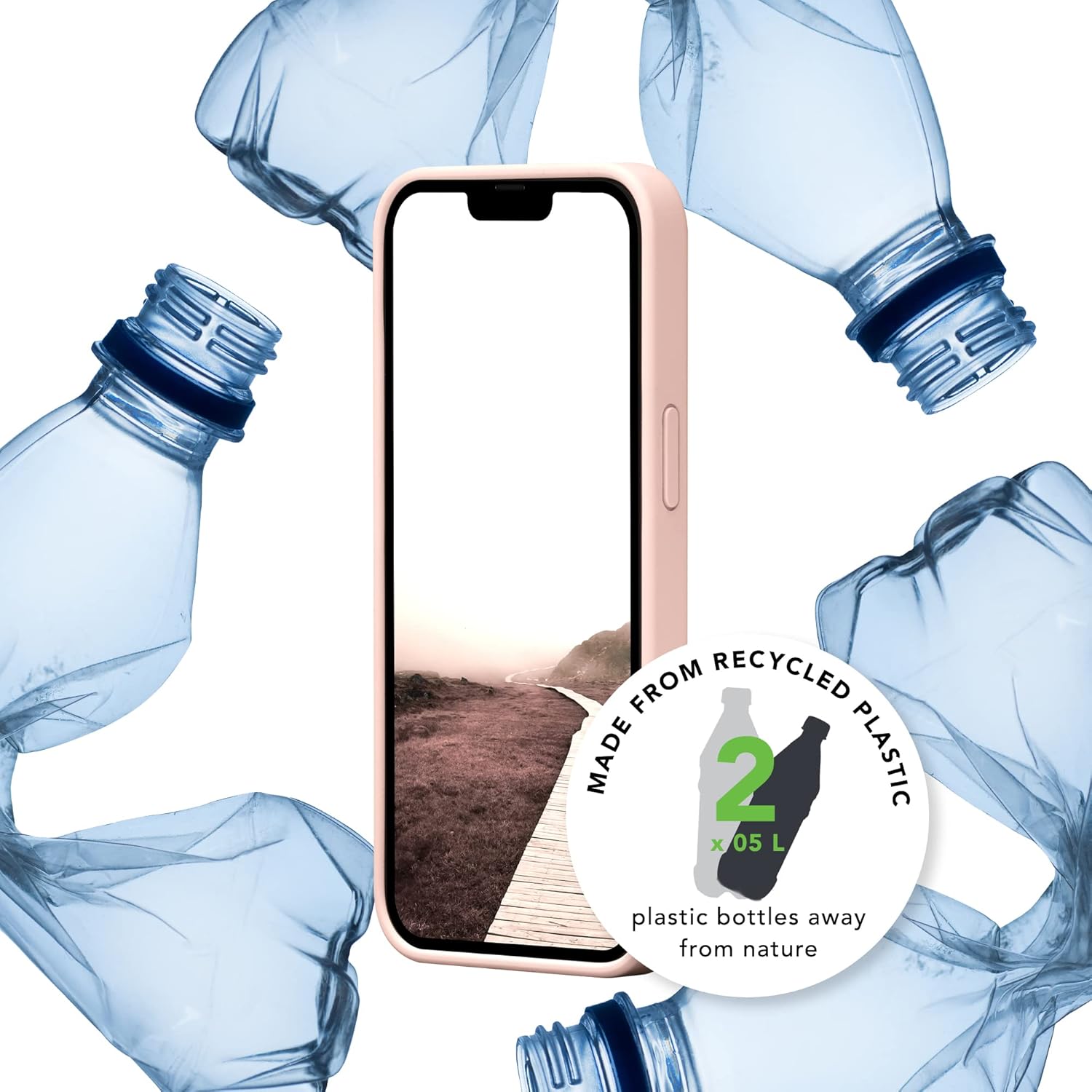 dbramante1928 Greenland - Custodia compatibile con iPhone realizzata in plastica riciclata al 100%, progettata in Danimarca