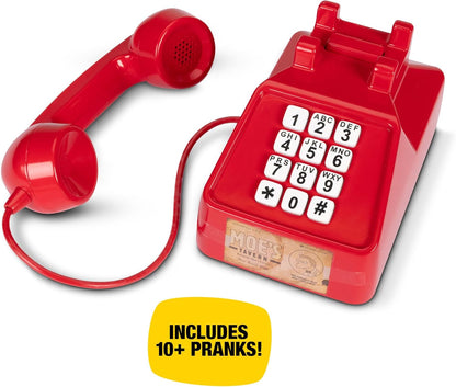 The Simpsons Moe’s Prank Phone by JAKKS Pacific, Feature Interactive Telephone From Moe’s Tavern, Over 10 Prank Calls and Phrases, 2 Modes of Play, for Kids and Collectors