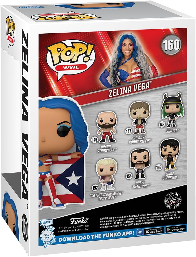Funko Pop! WWE: Zelina Vega - (Queen & LWO) - Collectable Vinyl Figure - Gift Idea - Official Merchandise - Toys for Kids & Adults - Sports Fans - Model Figure for Collectors and Display