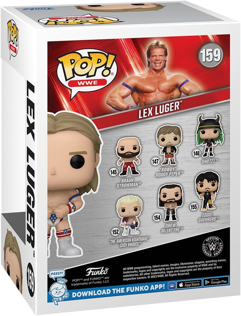 Funko Pop! WWE: WWE 94 SS - Lex Luger - Collectable Vinyl Figure - Gift Idea - Official Merchandise - Toys for Kids & Adults - Sports Fans - Model Figure for Collectors and Display