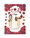 Grupo Erik Graffette colorate Frida Kahlo, Set di 2 graffette colorate personalizzate, Clip di cancelleria, Fermagli Clips personalizzati, Frida Gadget