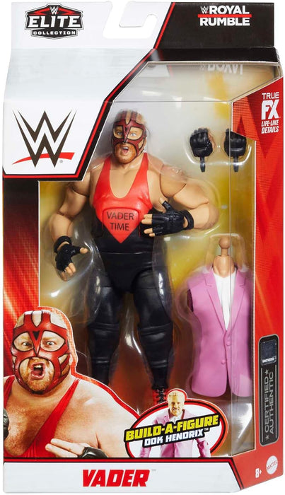 WWE Elite Action Figure Royal Rumble Vader with Accessory and Dok Hendrix Build-A-Figure Parts, HKP16