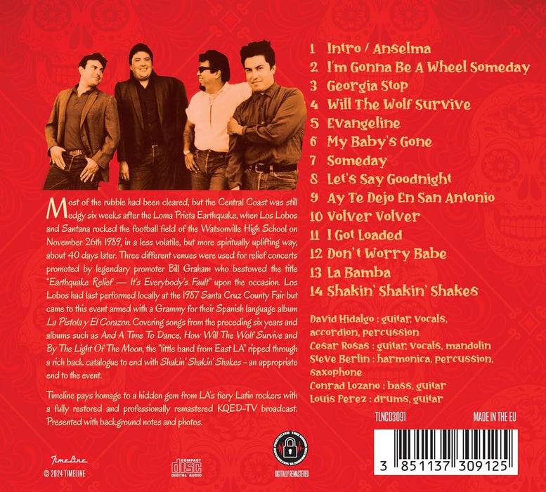 Earthquake Relief Concert 1989