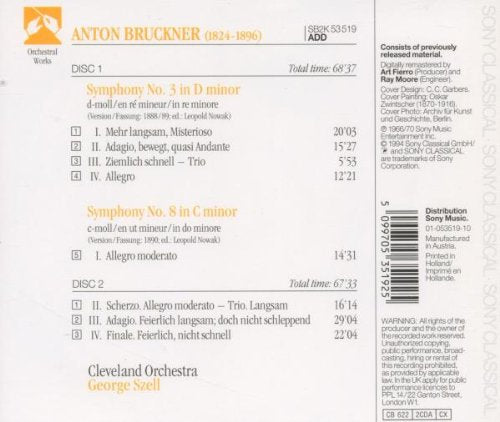 Sinfonien 3 und 8