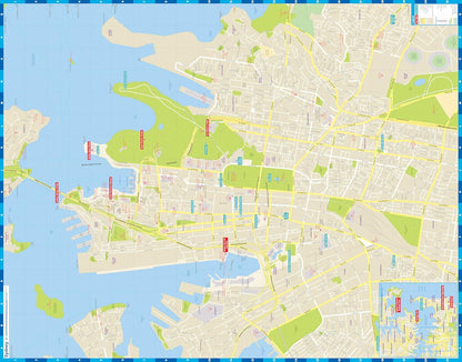 Lonely Planet Sydney City Map