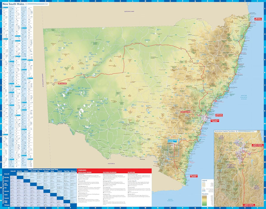 Lonely Planet New South Wales & ACT Planning Map