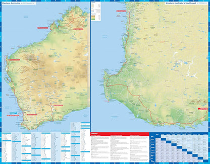 Lonely Planet Western Australia Planning Map