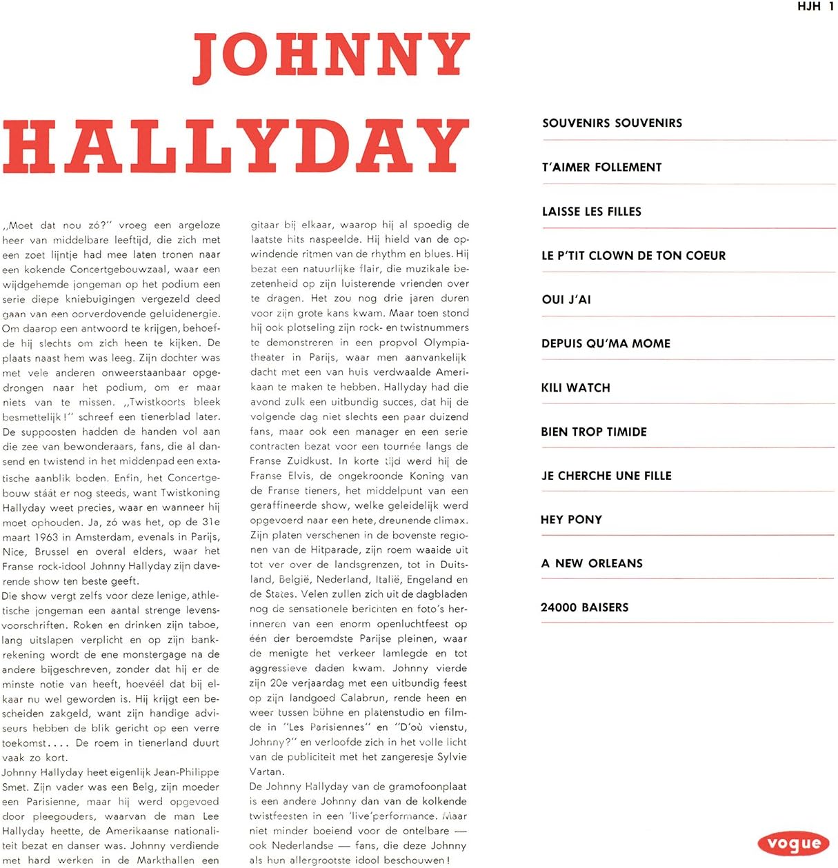 Made in Hollande - Johnny Hallyday