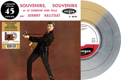 EP 2 SUCCES POUR UN 45 TOURS - SOUVENIRS. SOUVENIRS / JE CHERCHE UNE FILLE (GOLD/SILVER VINYL)