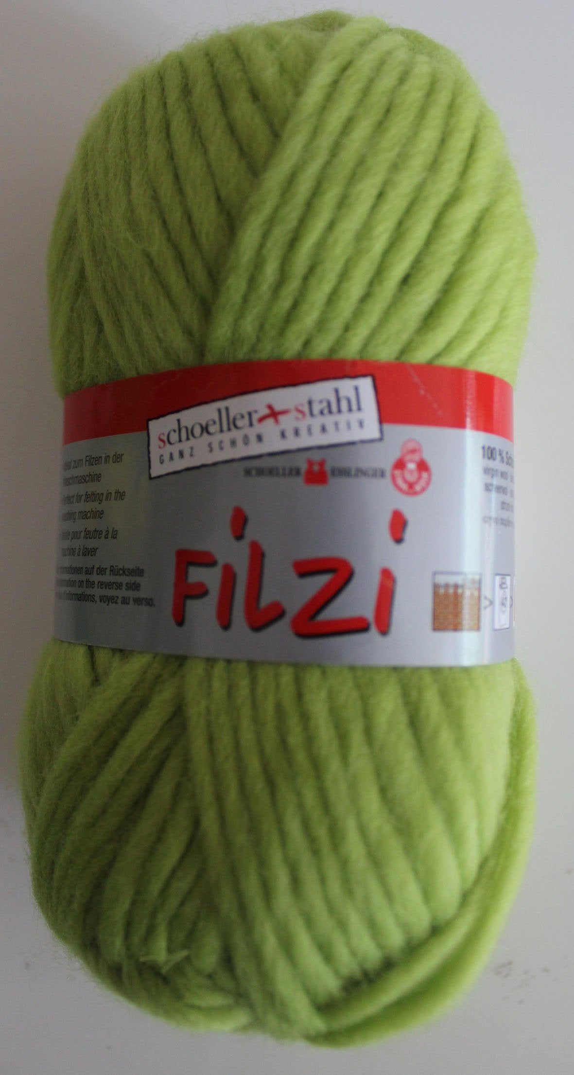Filzi - Viltwol - Lichtgroen