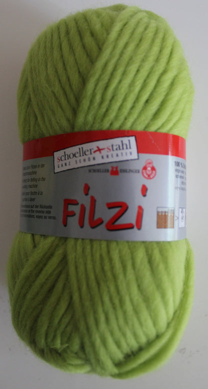 Filzi - Viltwol - Lichtgroen