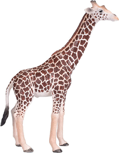 MOJO – Safari Playset with 6 Figures Giraffe, Zebra, Lion, Crocodile, Elephant, Chimpanzee | Hand-Painted Toy Figure | Wildlife Collection | True to Life & Highly Detailed | Designed in UK
