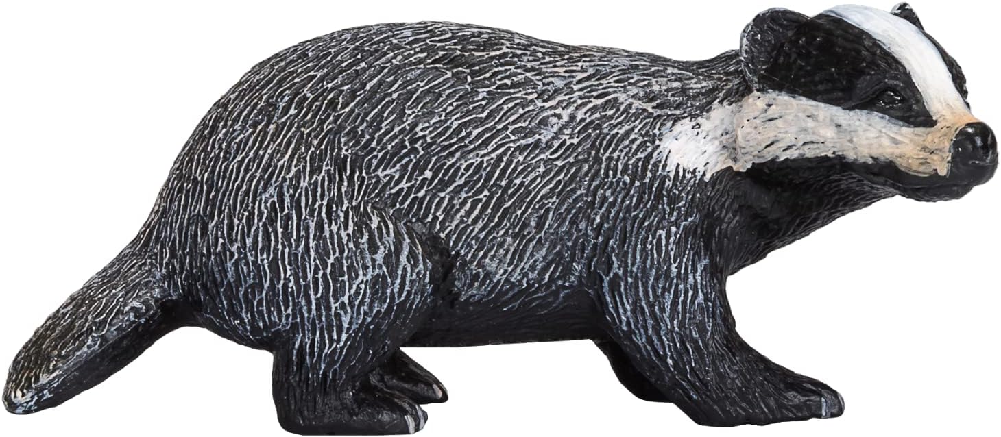 MOJO Britse wildlife speelset met 8 figuren hert, vos, das, egel, eekhoorn, Otter, Stoat