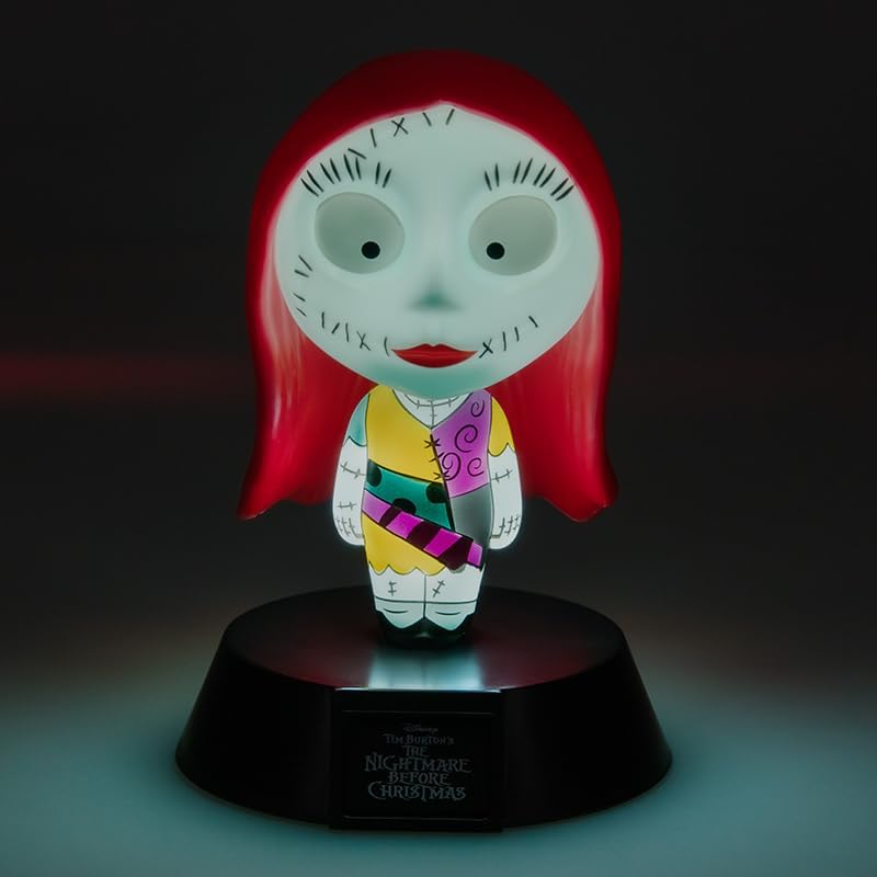 Paladone Sally Icon Light - Officially Licensed Nightmare Before Christmas Merchandise, Collectible Gift for Film Fans, Spooky Halloween Decor, Battery Powered, (10 cm